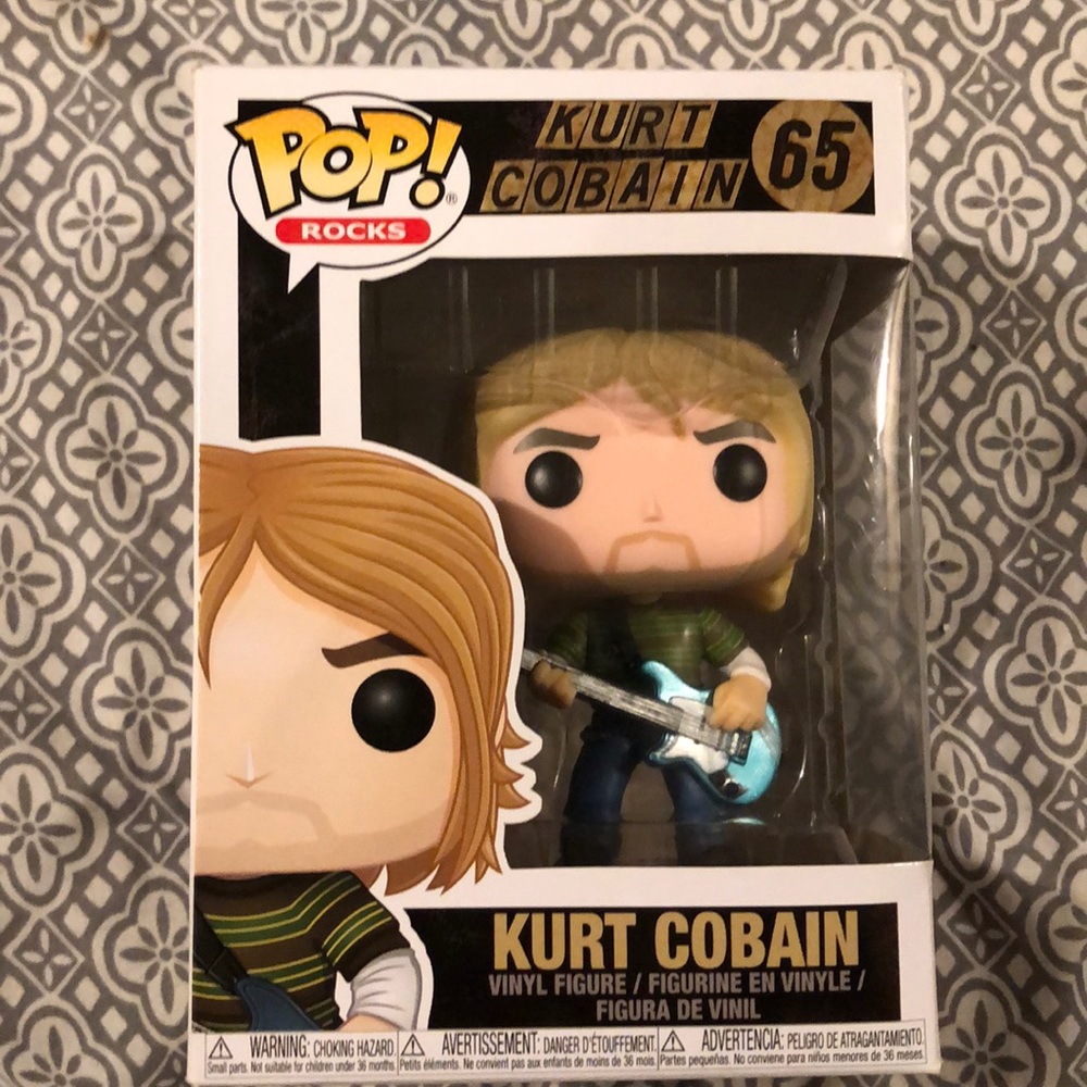 Kurt Cobain funko pop collectible